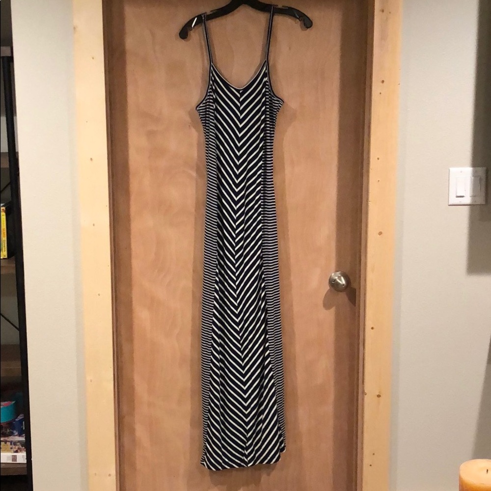 Striped maxi dress